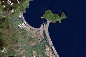 峴港市+衛星地圖