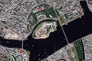 聖彼得堡彼得保羅要塞旅遊地圖