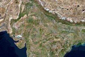 印度卫星地图