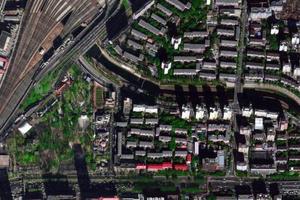 洋桥西里社区卫星地图