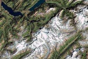 瑞士少女峰旅游地图