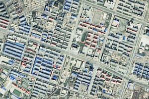满洲里市互市贸易区卫星地图