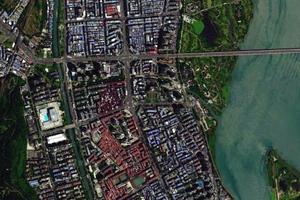 楊渡街道衛星地圖