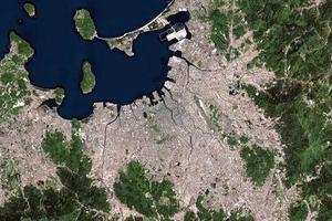 福冈卫星地图