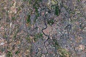梵蒂冈城卫星地图