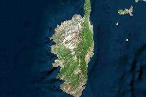 法国科西嘉岛旅游地图
