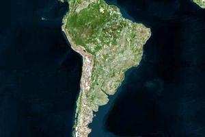 南美洲衛星地圖