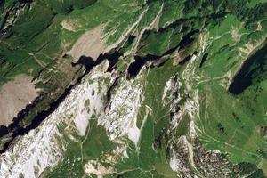 瑞士皮拉图斯山旅游地图