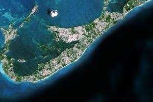 百慕大卫星地图 百慕大卫星地图