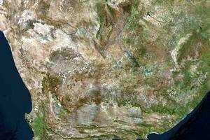 南非卫星地图