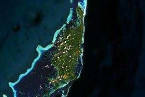 帛琉衛星地圖