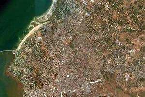 马哈赞加卫星地图