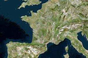 法国卫星地图