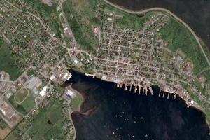 加拿大卢嫩堡老城旅游地图