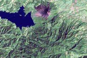 哥斯达黎加阿雷纳火山旅游地图