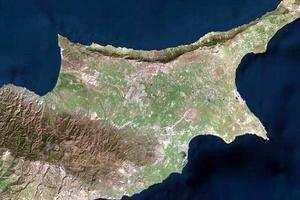 塞浦路斯卫星地图
