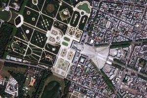 法国凡尔赛宫旅游地图